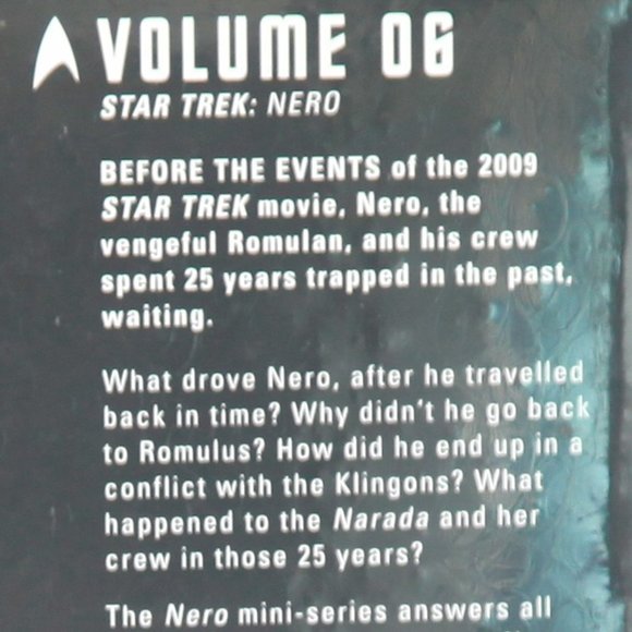 Nero Star Trek Graphic Novel Collection-Great Gift For Any Star Trek Fan! - Picture 3 of 5